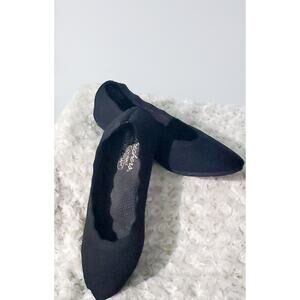 Skechers Womens Black Memory Foam Ballet Flat Shoes Size 9.5 Minimalist Fairy